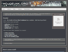 Tablet Screenshot of mojofunk.org